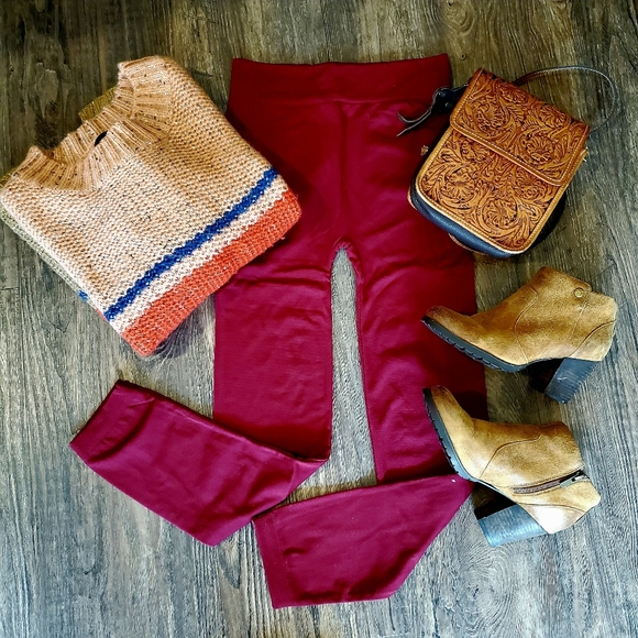 Boutique item soft fleece lined high rise leggings - Picture 6 of 10